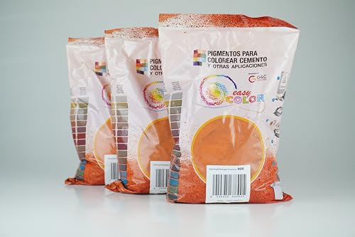 Kits Three 700g Bags Easy Color Pigment Orange 906 Pigment for Cement, Mortar and Concrete