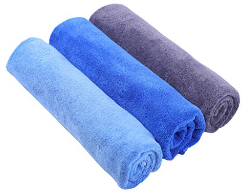 BW&HM Gym Handtuch Fitnessstudio Sporthandtuch Trainingshandtuch Fitness Handtuch Weich Saugfähig 40 x 80cm 3er Set