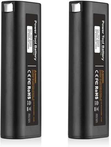 Powerextra 2 Pack 4000mAh 6V Battery Compatible with Paslode 404717 B20544E BCPAS-404717 404400 900400 900420 900600 901000 902000 B20720