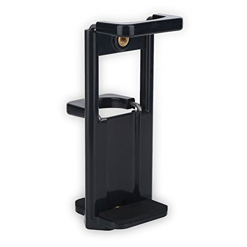 Support et Adaptateur pour Trepied et Tablette,Trépied Monopod Compatible avec 58-90mm Smartphone Téléphone,Double Usage,jusqu'à la Largeur de 18.5cm