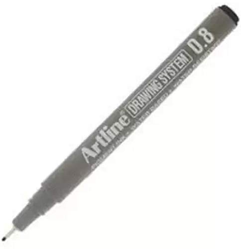 Artline 0,8 mm Zeichnungs-Fineliner, 5 Stück