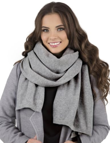 VIVISENCE Damen Winter Schal Aus Modischer Gemütlich Wärmendem Garn Mit Dekorativer Bindung Für Kalte Wintertage Frauen Elegante Und Sportliche Outfits Winter Herbst Modell 7101