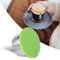 Oumefar Kaffeekapselkapseln Wiederverwendbare Kaffeekapseln aus Edelstahl mit nachfüllbarer Silikondeckel-Kaffeekapselschale Passend für Kaffeemaschine(green)