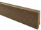 Sockelleiste für Vinylboden Prestige Eiche Dunkel - Höhe: 58 mm Tiefe: 18 mm Länge: 2400 mm - WASSERFEST verleimt - (Prestige Eiche Dunkel, 240 cm | Sockelleiste)