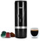 CERA+ Macchina per caffè espresso portatile elettrica Estrae più di 100 Tazze, Casa e Viaggi, Compatibile con Caffè Macinat e Capsule NS(Versione Senza Riscaldamento