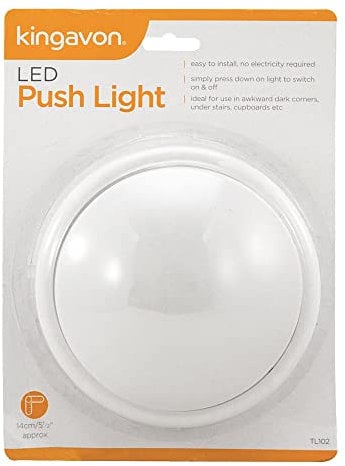 Kingavon LED Push Light AA Battery Operated