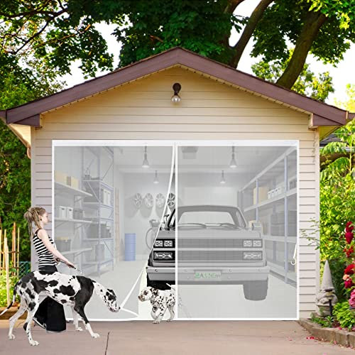 Rideau Porte 95 x 180 cm Anti Insecte Mouche Moustique Moustiquaire de Porte Rideau Anti Mouche pour d Entrée Intérieur/Patio Blanc
