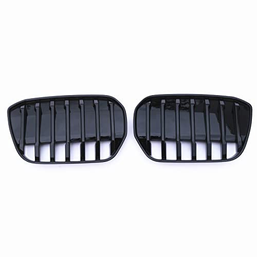 IDENUONA Für BMW IX3 2022 Frontstoßstange Lüftungsgitter Gitter Kühlergrill Schwarz Silber Mehrfarbig
