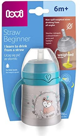 LOVI La première tasse avec une paille de 150 ml Indian Summer