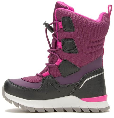 Kamik Kids Bouncer 2 Lila/Violett - wasserdichte warme Kinder Winterstiefel, Größe EU 34 - Farbe Grape
