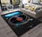IZREEL Musik Kunst Vinyl Schallplatte Retro Teppich Für Zu Hause Wohnzimmer Schlafzimmer Sofa Spiel rutschfeste Fußmatte 80X120Cm