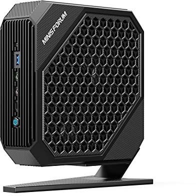 MINISFORUM Neptune HX100G Mini PC AMD Ryzen 7 7840HS 32GB DDR5 1TB SSD AMD Radeon RX 6600M Mini Gaming PC Wi-Fi 6E/BT5.2, 2xHDMI, 2X USB4 Port, 2X Slot PCIe/SATA SSD, 5X USB3.2 Port
