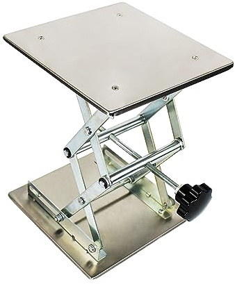 TEXALAN (R) 30,5 x 30,5 cm Labor-Scheren-Hebetisch SS304 max. Höhe von 45,7 cm 25,9 kg Belastung