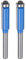 QUARKZMAN 2Pcs Fraise à Affleurer avec Roulement Supérieur, Tige de 6 mm, Diamètre de Coupe de 3/8, Profondeur de Coupe de 1, Carbure de Tungstène, Menuiserie, Bleu