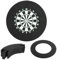 XEERUN Dart Catchring Surround, Dart Backboard Auffangring, Dartboard Surround Wall Protector, Dart Board Surrounding, Dart Surround, Wandschutz, Eva, Gesamt-Ø 72 cm für gängige Dartscheiben