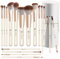 HEYMKGO Pinselset Makeup Professionelles 18 Stück Professionelle Pinsel Set, Foundation Lidschatten Augenbrauen Rouge Schminkpinsel Set hochwertige synthetische Borsten mit Aufbewahrung Geschenkbox