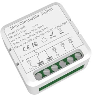Interruttore domestico intelligente 100~240V 50/60Hz Luminosità dell'interruttore domestico regolabile