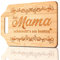 Geschenke für Mama Geburtstag Schneidebrett Küche Bambus, Schneidebretter mit Gravur Bei Mama schmeckts am besten Lustige Geschenke für eine Mama, Geburtstagsgeschenk Weihnachtsgeschenke für Mama