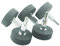 𝐉𝐔𝐍𝐋𝐈𝐗𝐍 5 Pcs 40mm Mounted Stone Grinding Wheels with 1/4 Inch Mandrel for Drill, Grinder, Rotary Tools Sanding Sharpening