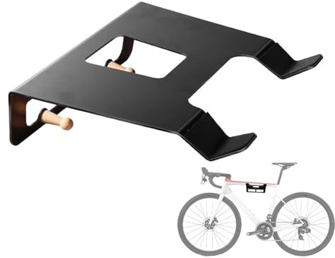 Nuyhgtr Heavy Duty Cycle Rack, Mountain Cycle Wall Rack, Garage Cycle Storage, Road Cycle Wall Hanger, Sturdy Wall Hanger for Mountain, Road, Hybrid Bikes, Efficient Bicycle Organization Solution