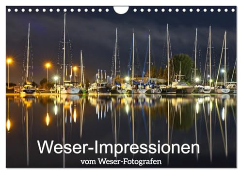 Weser-Impressionen (Wandkalender 2026 DIN A4 quer), CALVENDO Monatskalender: Maritime Impressionen entlang der Weser (CALVENDO Natur)