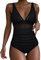 Birthday Gifts for Women Sexy V Neck Padded Push Up Swimwear One Piece Bathing Suits Beach Party Swiming Costume Womens Tankini Sets Swimwears Swimsuit Sport Modest Swimsuits