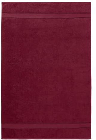 G BETTWARENSHOP Frottierserie Essential – Hochwertige Handtücher aus 100% Baumwolle – Saugstark, Weich & Pflegeleicht Badetuch 100x150 cm, Bordeaux