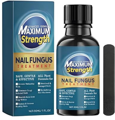 Cuticle Oil Nail Strengthener for Damaged Nails - Nourishing and Strengthening Solution to Nail Appearance with Easy Brush Applicator (Repair fluid)