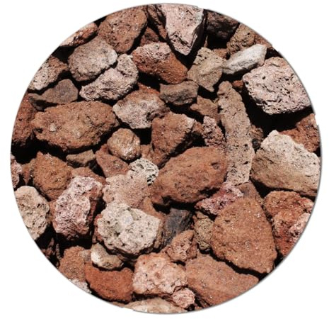 900 Gramm Lavagranulat rot Terrakotta Lavagestein Lavamulch Vulkangestein (16-32 mm)