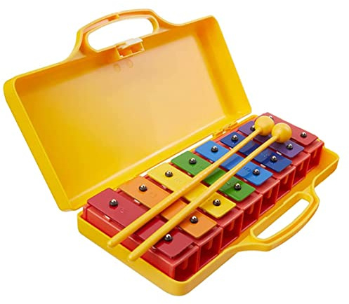 Holz-Xylophon mit 8 Tönen chromatisches Glockenspiel Musikinstrument hölzernes Schlaginstrument
