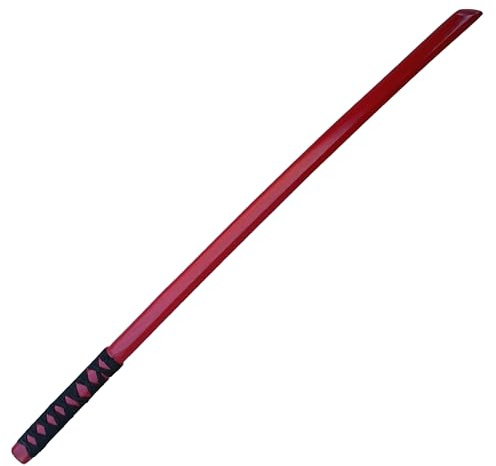 Sportech Italia - Bokken Holz Suburito, Bokuto mit Tsuka-ito Training für Aikido, Iaido, Kobudo, Kendo, Kenjutsu Katori Shinto Ryu. (RedOne)