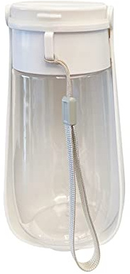 Xinsheinelry Bouteille d ' Eau pour Chien 450ml, Bouteille d ' Eau de Voyage pour Chien avec Distributeur, Bol à Boire pour la Marche en Plein air et Les Voyages, Distributeur Pliable