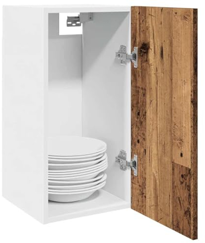 HBFDSFG Hängeschrank Altholz-Optik 30x31x60 cm Holzwerkstoff