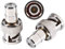 10 x Adapter BNC Stecker,10 PCS BNC Stecker auf Cinch Buchse AV Video Adapter,BNC Male to Female Adapter Steckverbinder Connector Kits für CCTV System Silber