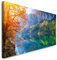 Paul Sinus Art GmbH schöne Herbst Landschaft 120x 50cm Panorama Leinwand Bild XXL Format Wandbilder Wohnzimmer Wohnung Deko Kunstdrucke