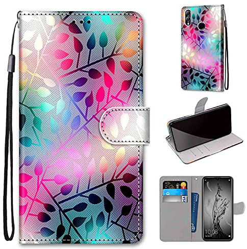 TOMYOU Custodia per Huawei P Smart 2019, Custodia in Pelle Honor 10 Lite Cover a Libro Huawei P Smart 2019 Flip Custodia Magnetica Portafoglio per Huawei P Smart 2019 / Honor 10 Lite