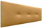 DHOME Kopfteil mit Knöpfen Hochwertig gepolstertes Kunstleder oder Acualinstoff Neue FARBREIHE Luxuriöses Bett Kopfteil Schlafzimmer Polsterung (Kuntsleder Dorado, 145x50cm (Betten 120/135/140))
