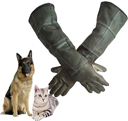 Kratz-/Bissfest Im Umgang Mit Tieren Lederhandschuhe Für Hund Katze Vogel Schlange Papagei Schutzhandschuhe