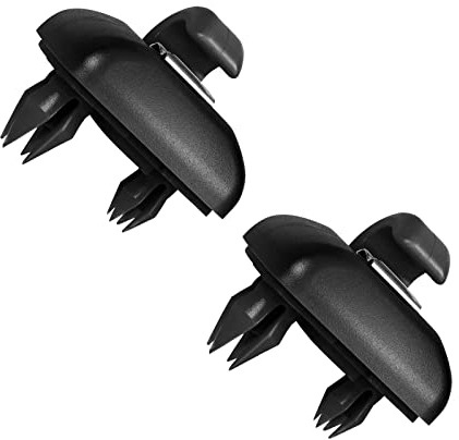 Parasol Reemplazo Clip, Visera para Gancho, Clip para Visera de Coche, Clip Interior de la Visera del Coche, Clip de Gancho para Parasol de Coche, Soporte para A1 A3 S3 A4 S4 A5 S5 Q3 Q5 TT,Negro
