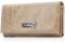 ekavale Damen Portemonnaie mit vielen Kartenfächer, Geldbörse aus Kunstleder, Geldbeutel für Frauen (Beige)