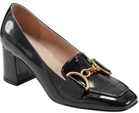 Bandolino Damen Lucien Loafer, Schwarz Lack, 37 EU