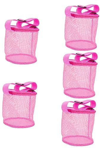Toyvian 5 Stück Muscheltasche Tragbare Badewanne Faltbare Tragetasche Übergroße Strandtasche Badezimmer-Spielzeug-Aufbewahrung Netz-Strandtasche Kinder-Badespielzeug Leichte
