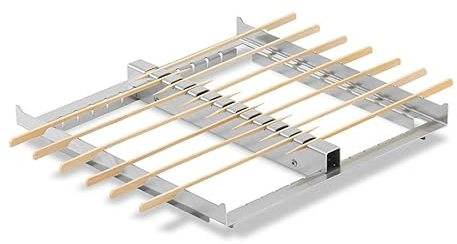THÜROS Yakitori Attachment T1 Stainless steel Tabletop Grill cooking area 30x30 cm including bamboo skewers