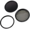 Ensemble de Filtres D'appareil Photo, Verre Optique, Anti-Empreinte Digitale, Filtre D'objectif D'appareil Photo DSLR avec Boîte de Rangement pour la Photographie (58MM)
