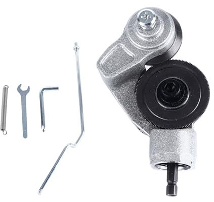 LOCADENCE Electric Drill Plate Cutter, Electric Drill Refitting Plate Shears Attachment, Power Drill to Sheet Cutter Adapter Tool Kit for Thin Iron Sheets