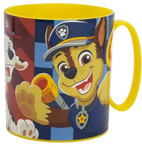 Paw Patrol Boy wiederverwendbare Tasse aus Kunststoff, mikrowellengeeignet, 390 ml