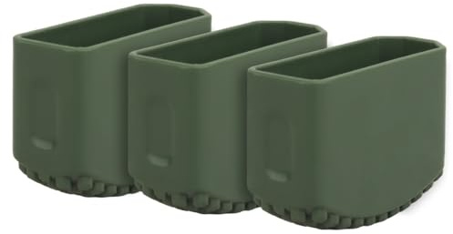 OAREA 3-teilige Magazinschutzhülle, Multifunktions-Magazinbodengehäuse for Gewehr AR M4 5.56, Standardmagazin(OD)