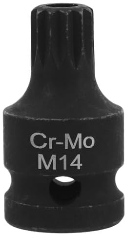 Vaguelly Outil Pour Cylindre De Frein Douille Pour Étrier De Frein À Air Clé Pour Étrier De Frein Arrière Douilles Courtes À Triple Cannelures Carrées Douilles À Profil Bas Douille