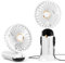 Morelax Handheld Mini Fan,USB Rechargeable Fodable Personal Fans 4000mAh,90 Adjustable, 6 Speed Strong Wind,Portable Fan Pocket Design 5 IN 1Cooling Table Fan for Office School Outdoor Travel,White