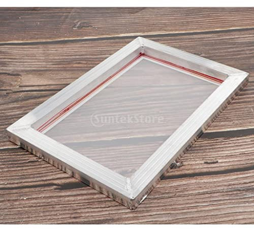 KBOLAE Aluminiumrahmen, 68 x 91 cm, 90 weiße Siebdruck-Siebdruck-Siebdrucke